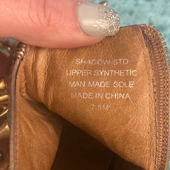 Jeffrey Campbell “Shadow” Rose Gold Spike Studded Platforms Size 7.5 - Picture 8 of 11